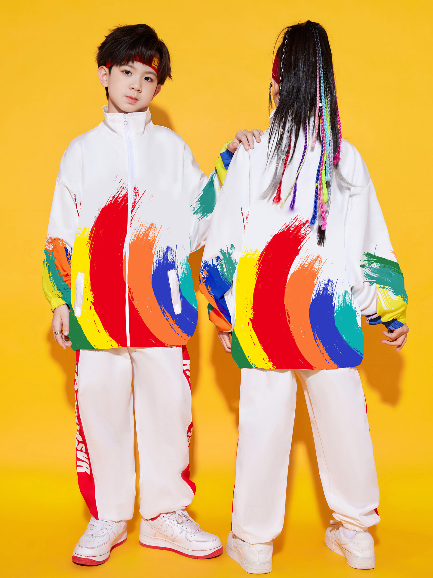 Primary School Games Opening Ceremony Costume Cheerleading Girls' Primary and Secondary School Students' Class Costume suit Chinese Style Performance Costume