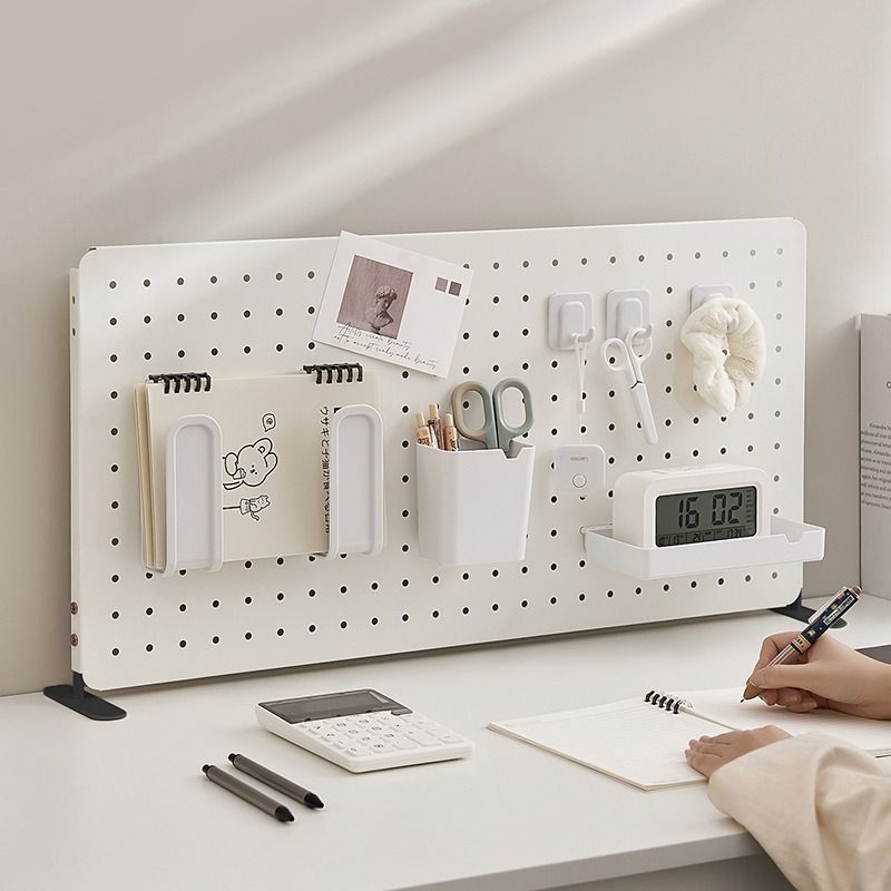 Wholesale Desktop Perforated Board Storage Rack Without Punching, Vertical Computer Desk Office Partition Baffle