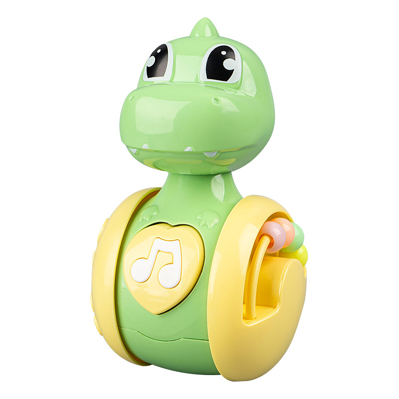 Toddler Toys 9-12 Months Cartoon Dinosaur Fawn Sliding Tumbler Soothing Enlightenment Tumbler Toys Wholesale