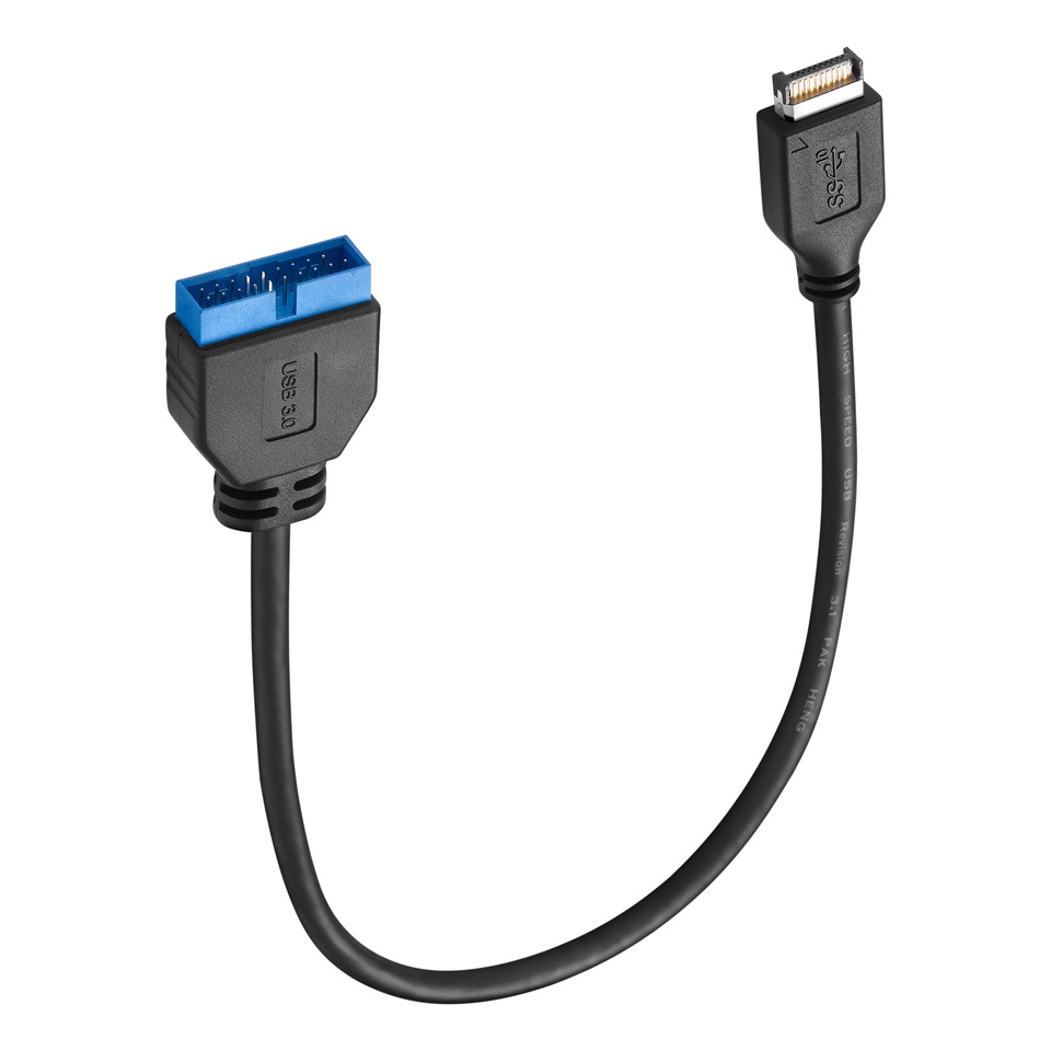 USB3.1Type-E male to IDC20P male extension computer connection expansion line mainboard rear transfer chassis front