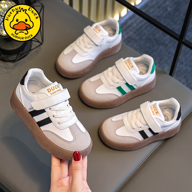 Little Yellow Duck Children's Sports Shoes 2025 Spring and Autumn Girls' Shoes Boys' Moral Training Shoes Baby Children's Shoes Trendy Student Sneakers