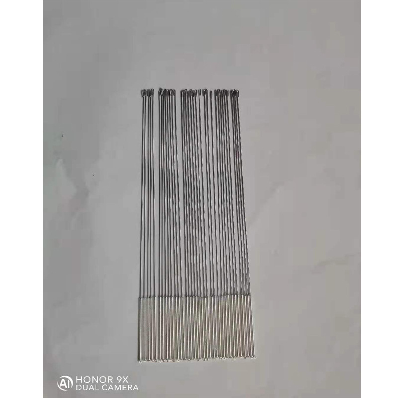 Manufacturer's Goose Feather 0.5mm Silver Needle Handle Hair-Binding Needle Ear-Picking Tool Silver Handle Flat-Head Needle Stick Moxa Stick Moxibustion