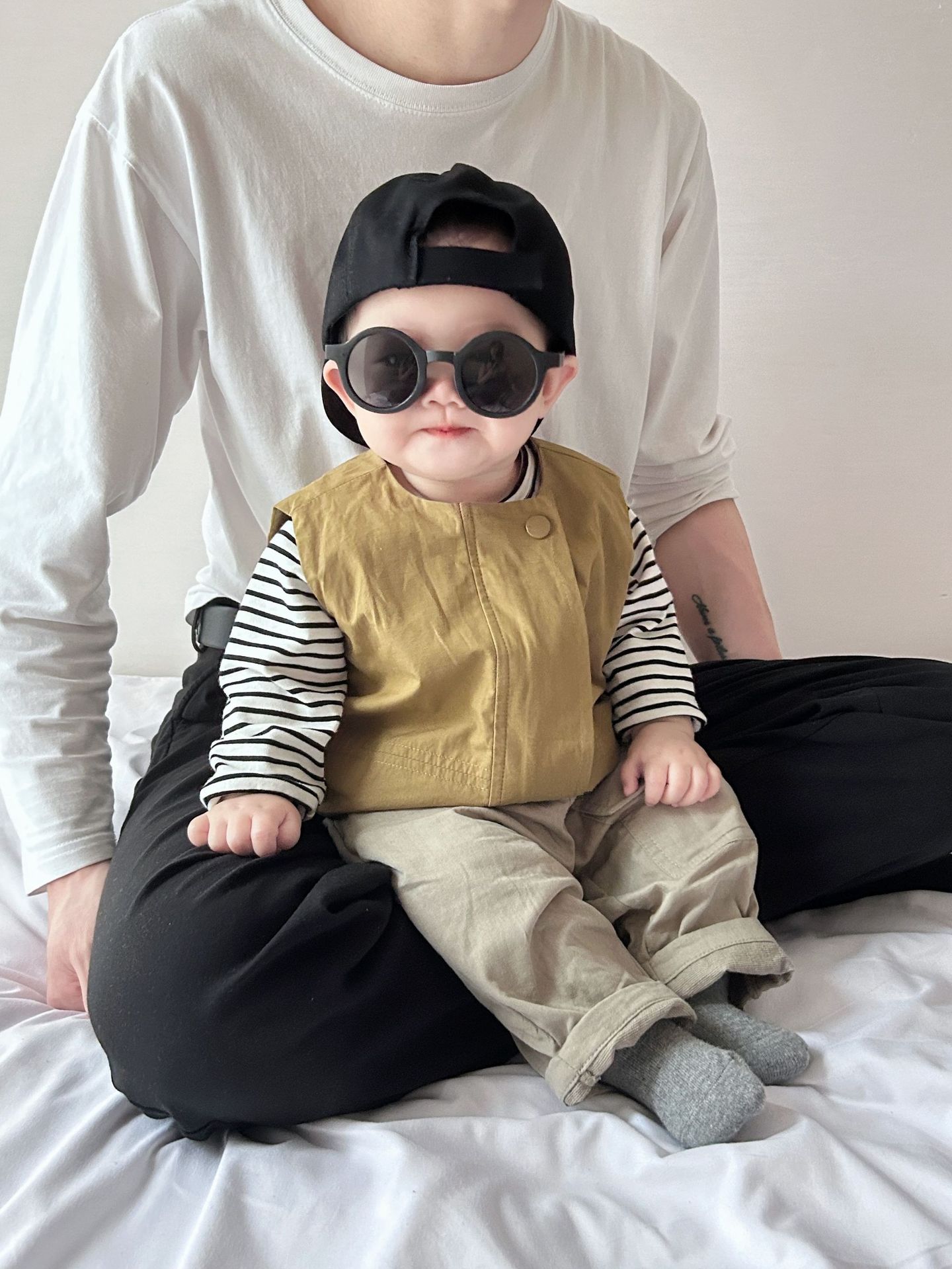 Костюм для мальчиков, весенние корейские наряды, уличная одежда для мальчиков