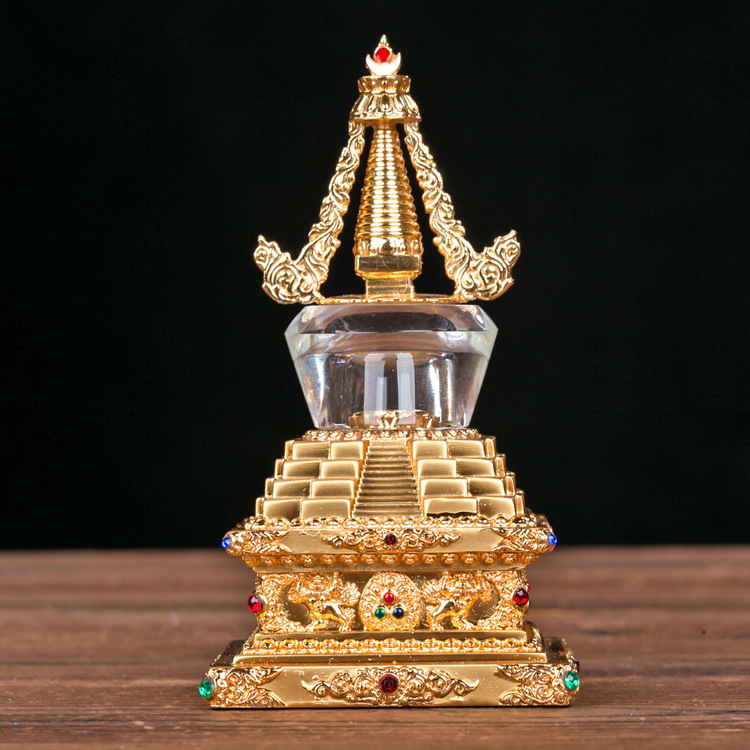 Hengjia Tathagata Zinc Alloy Open Steel Mold Sherita Bodhi Pagoda Buddha Pagoda Crystal Cover Can be Opened Factory Outlet