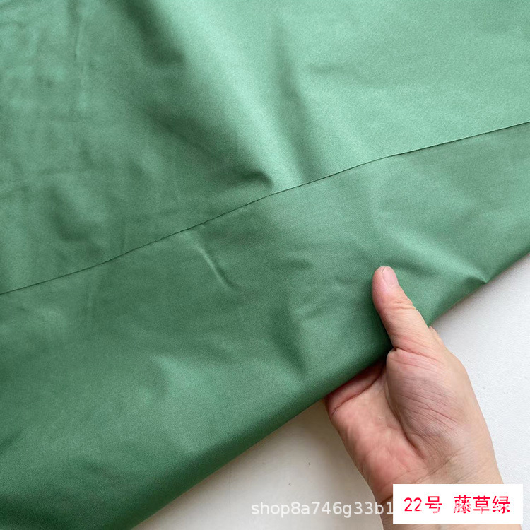 114 Wide Solid Color Taffeta Silk Fabric Stiffened Mulberry Silk Dress Umbrella Skirt Clothing Lining Mulberry Silk Fabric
