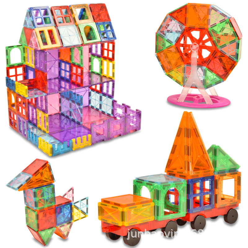 Source manufacturers color window magnetic piece supplementary piece jigsaw puzzle puzzle toy building blocks loose piece magnetic product early education for men and women