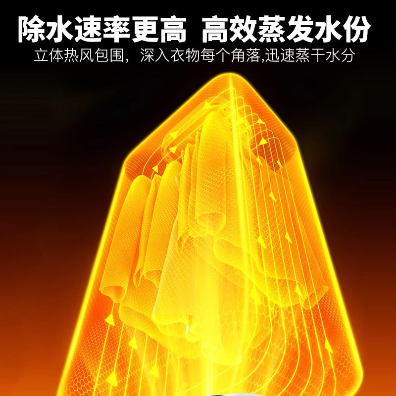 Xia Qing Suitcase Foldable Easy Storage Clothes Dryer Household Quick-drying Clothes Dryer Small Wardrobe Clothes Dryer