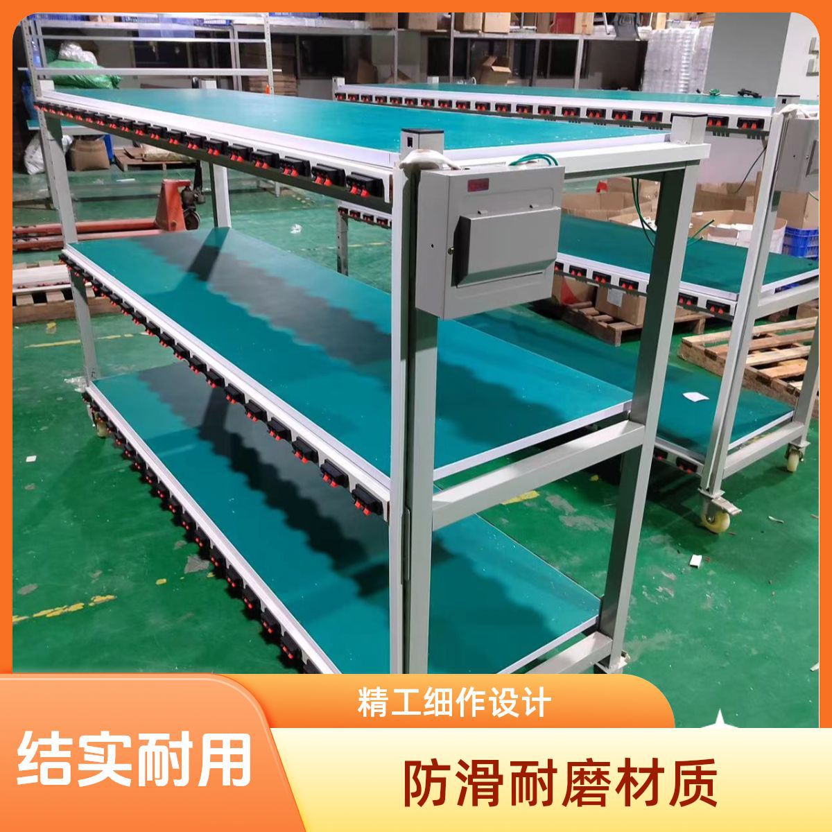 Передвижная стойка для тестирования старения с колесами, мобильная тележка с зажимом для кабеля, стойка для тестирования LED-продукции