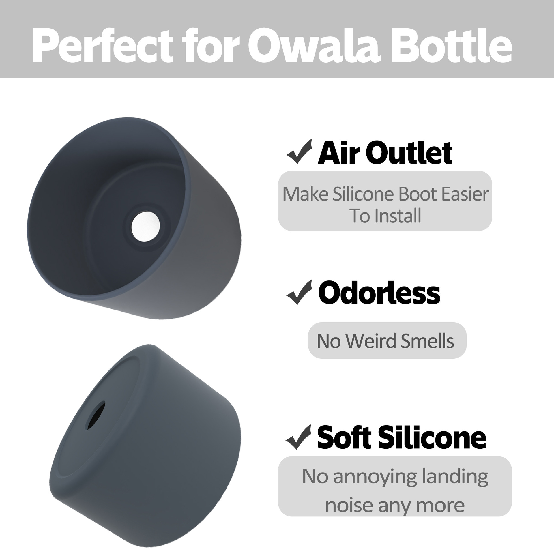 Amazon New Owala Silicone Water Bottle Boot Silicone Water Cup Protective Cover Wholesale