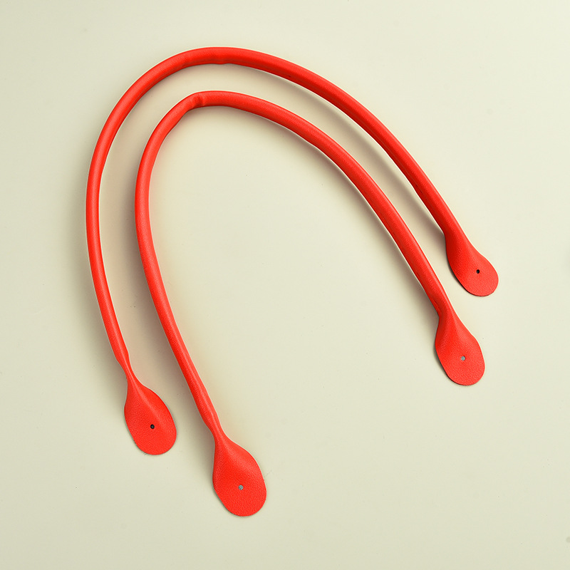 DIY аксессуары для сумок, ручка из PU имитации кожи, пористая, индивидуальная ручка