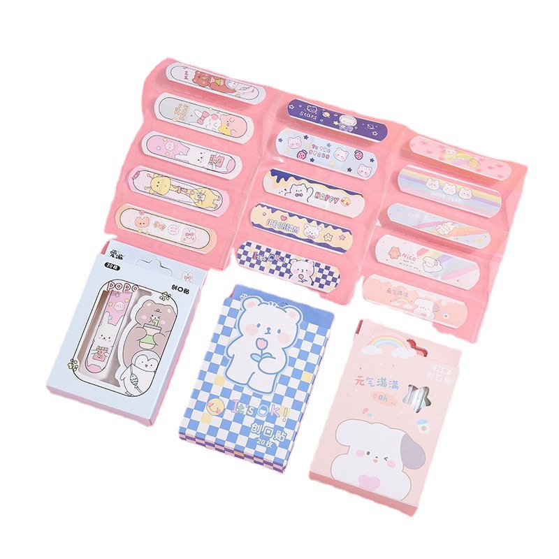 Cartoon cute waterproof breathable PE band-aid children's pictures can be wholesale factory direct sales