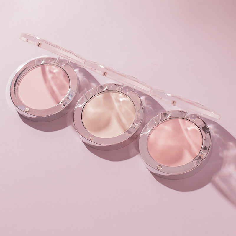 Flortte Hualoriya Bunny Joint Monochrome Highlighter Powder Natural Brightening Highlighter Stick Cosmetics Highlighter Palette