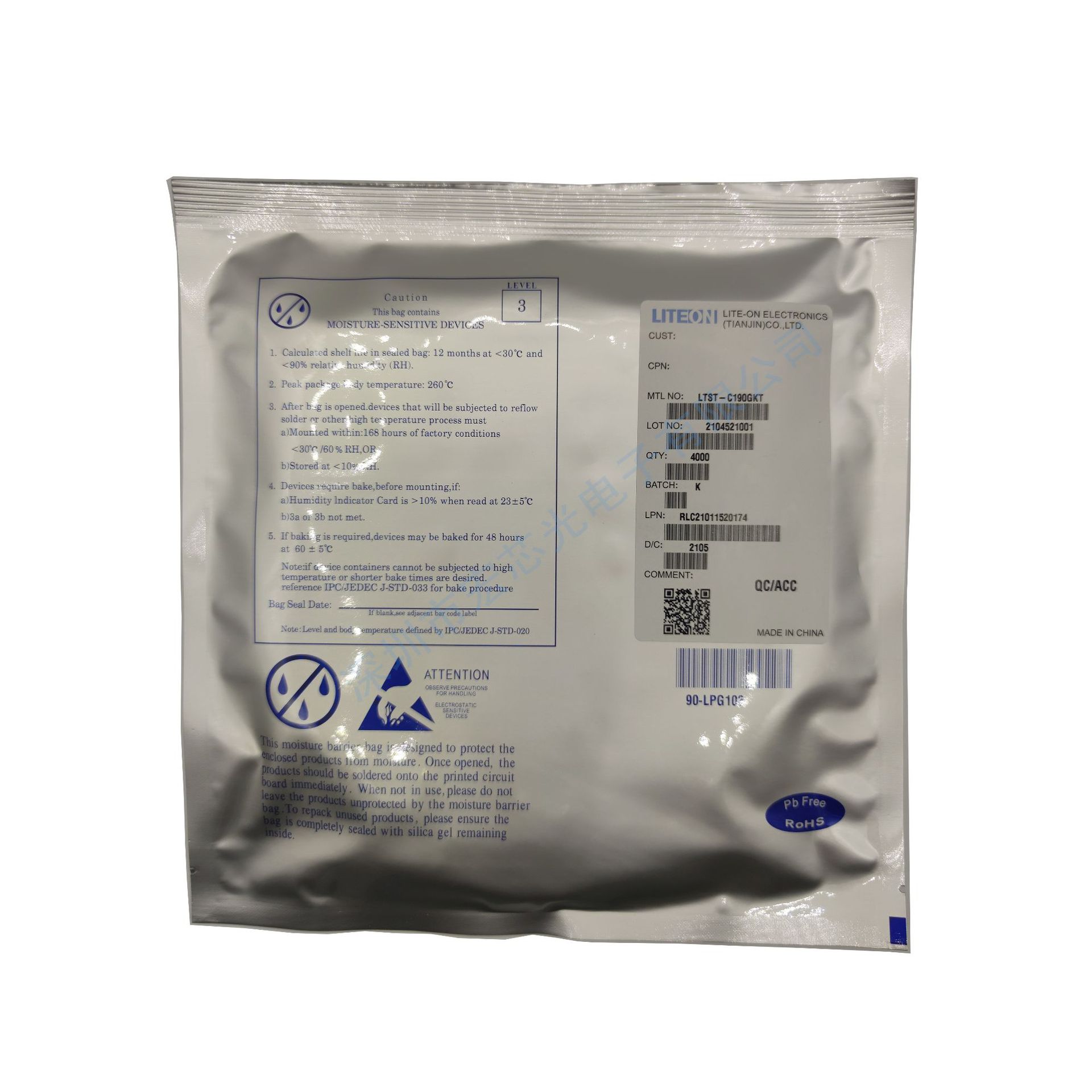 Ltst-C190Gkt 2.1V Current 10Ma Wavelength 569Nm Luminosity 130 °   Green Clearing