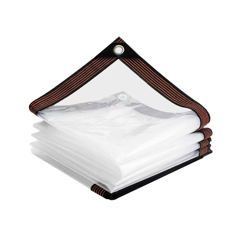 Transparent Rainproof Cloth Flower Thermal Insulation Plastic Film Cloth Balcony Sunshade Sunscreen Transparent Tarpaulin Outdoor Rainproof Waterproof Cloth