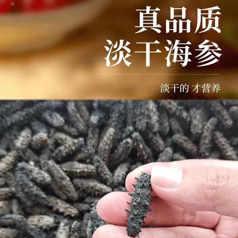 Wholesale of Deep-Sea Liao Sea Cucumber in Bulk Household Gift Box Can Be Commercially Available from Source to Dalian Bottom Sowing Light Dried Sea Cucumber Dry Goods