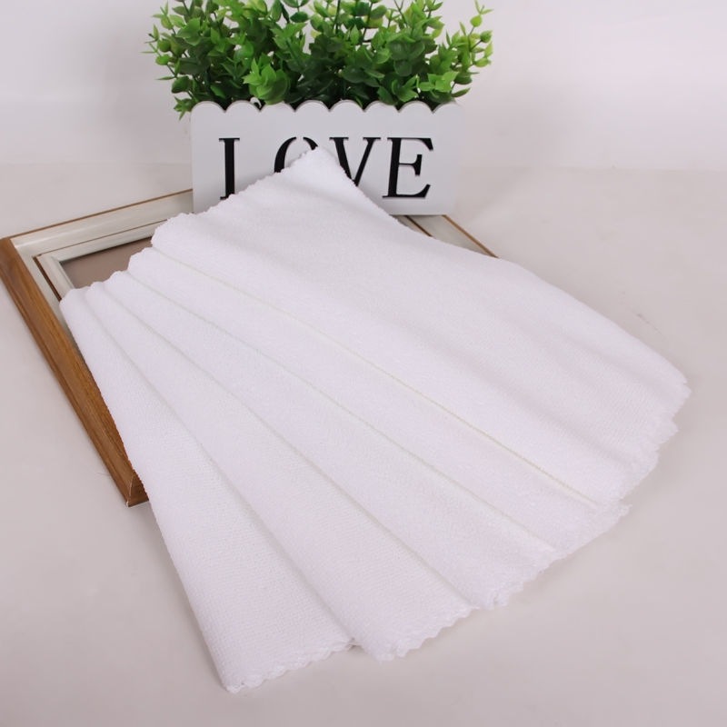Manufacturer Wholesale Disposable White Towels, Bath White Towels, Hotel Napkins, Fine Fiber Material, Dropshipping