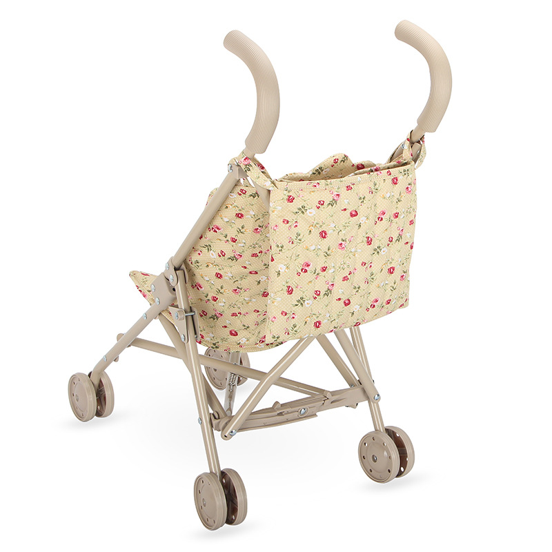SOURCE Factory children play house toys high-end simulation stroller Nordic style small floral doll stroller