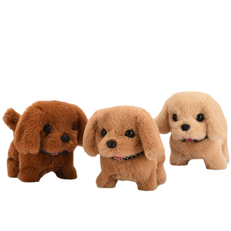 Simulation plush toy children's toy dog electric dog can walk and call toy puppy electronic pet robot dog