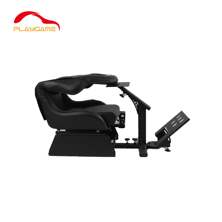 Classic Racing Simulator Game Bracket PL with Direct Drive Steering Wheel Seat