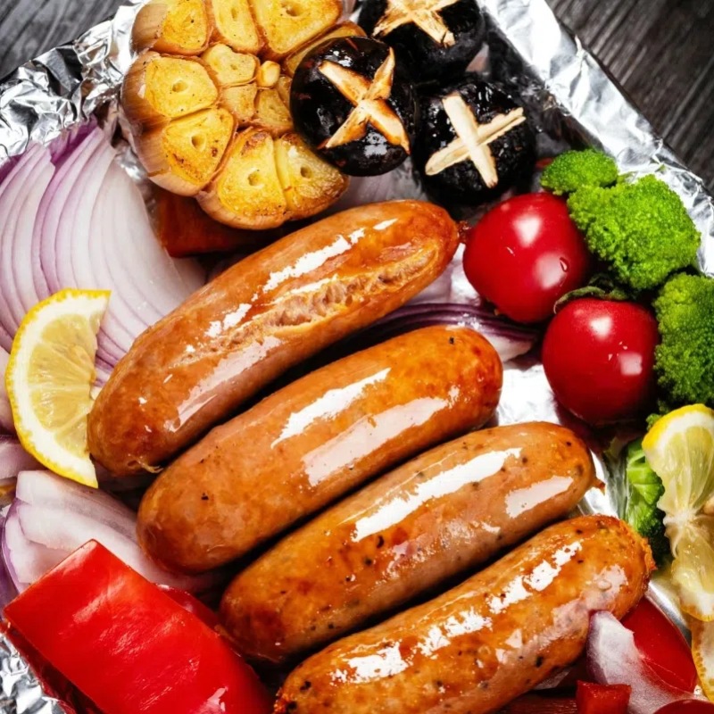 Weismei Japanese-style sausage with fried sauce for baking bread sausage casual sausage family breakfast hot dog sausage 1kg