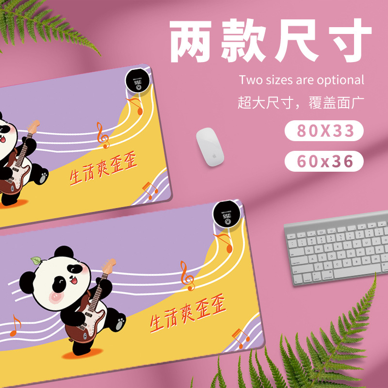 Heating Mouse Pad Large Cartoon Heating Warm Table Pad Office Computer Desktop Heating Pad Homework Warmer Pad