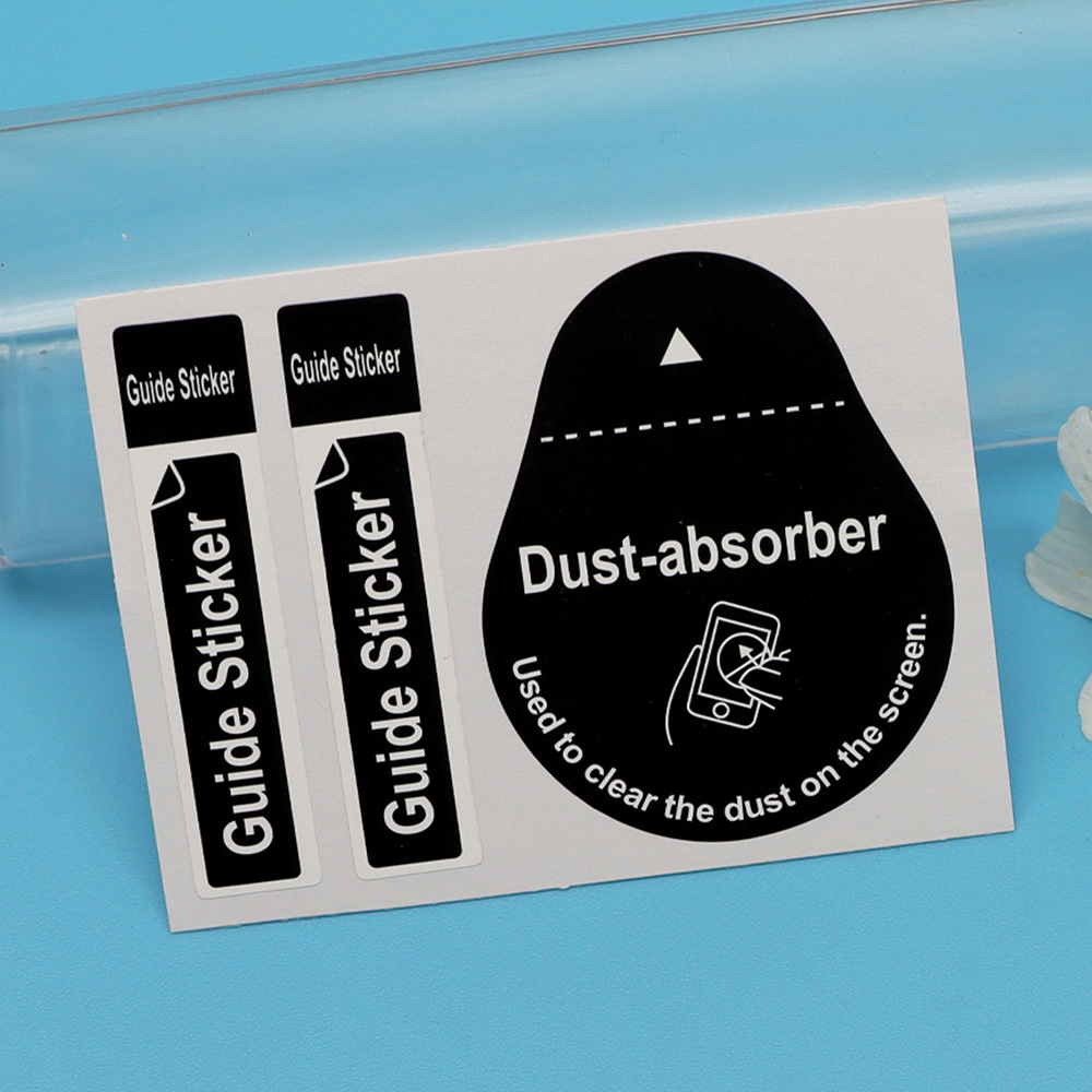 Guide label vacuum film dust removal paste 1 2 tools mobile phone screen vacuum film 2 in 1 wholesale dust removal paste