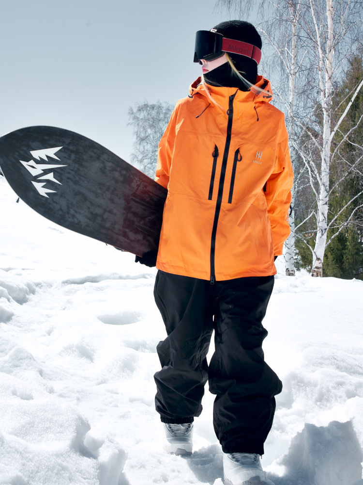 [Factory Direct Sales] Apvcx Ski Suit 2.0 Series Men's and Women's Same Style 3L Hard Shell Fully Glued Waterproof Ski Suit