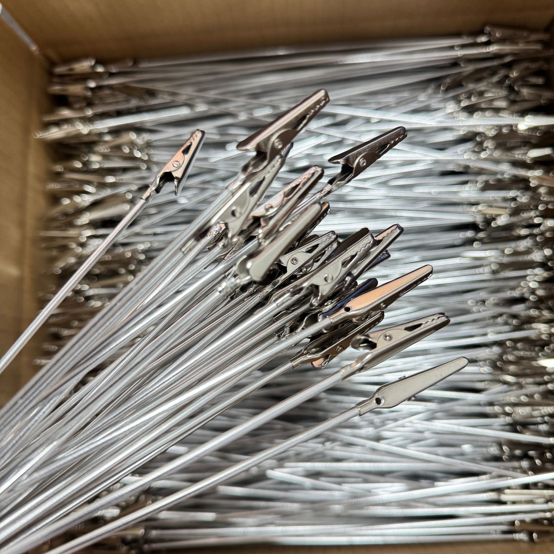 Wire Rope Metal Message Alligator Clip Memo Clip Binder Clip Colored Metal Model Hand Alligator Clip