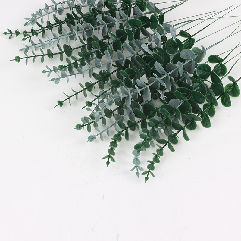 Amazon Cross-Border Simulation Single Eucalyptus Leaf Eucalyptus Leaf Floral Eucalyptus Leaf Wedding Home Decoration