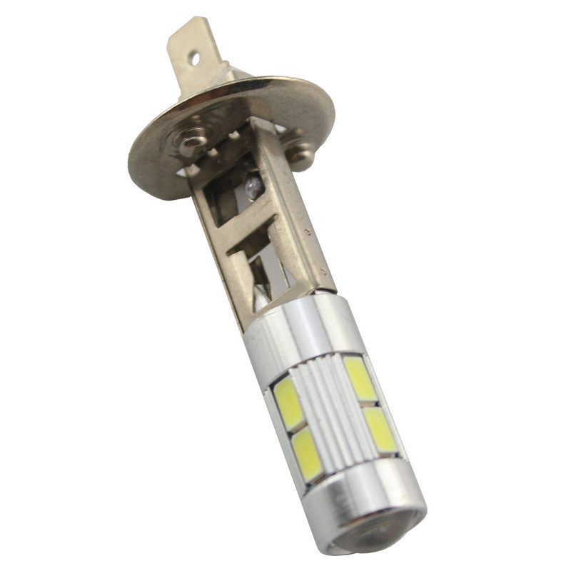 Car LED fog lamp H3 H1 5630 10SMD bright LED driving bulb decoding anti-fog lamp