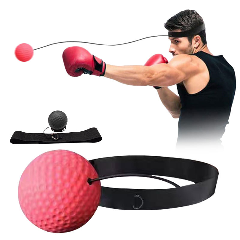 Labeling Head-Mounted Training Fitness Boxing Reaction Ball Decompression Vent Ball Magic Speed Ball Rebound Suction Cup