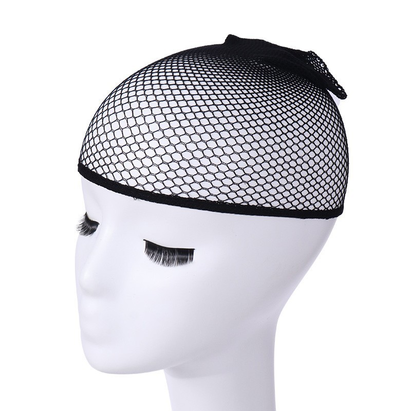 Wig Hair Net Invisible Mesh Cover Hair Set Two-end High Elastic Head Long and Short Hair Universal Mesh Cover Fixed Hair Pressure Cap