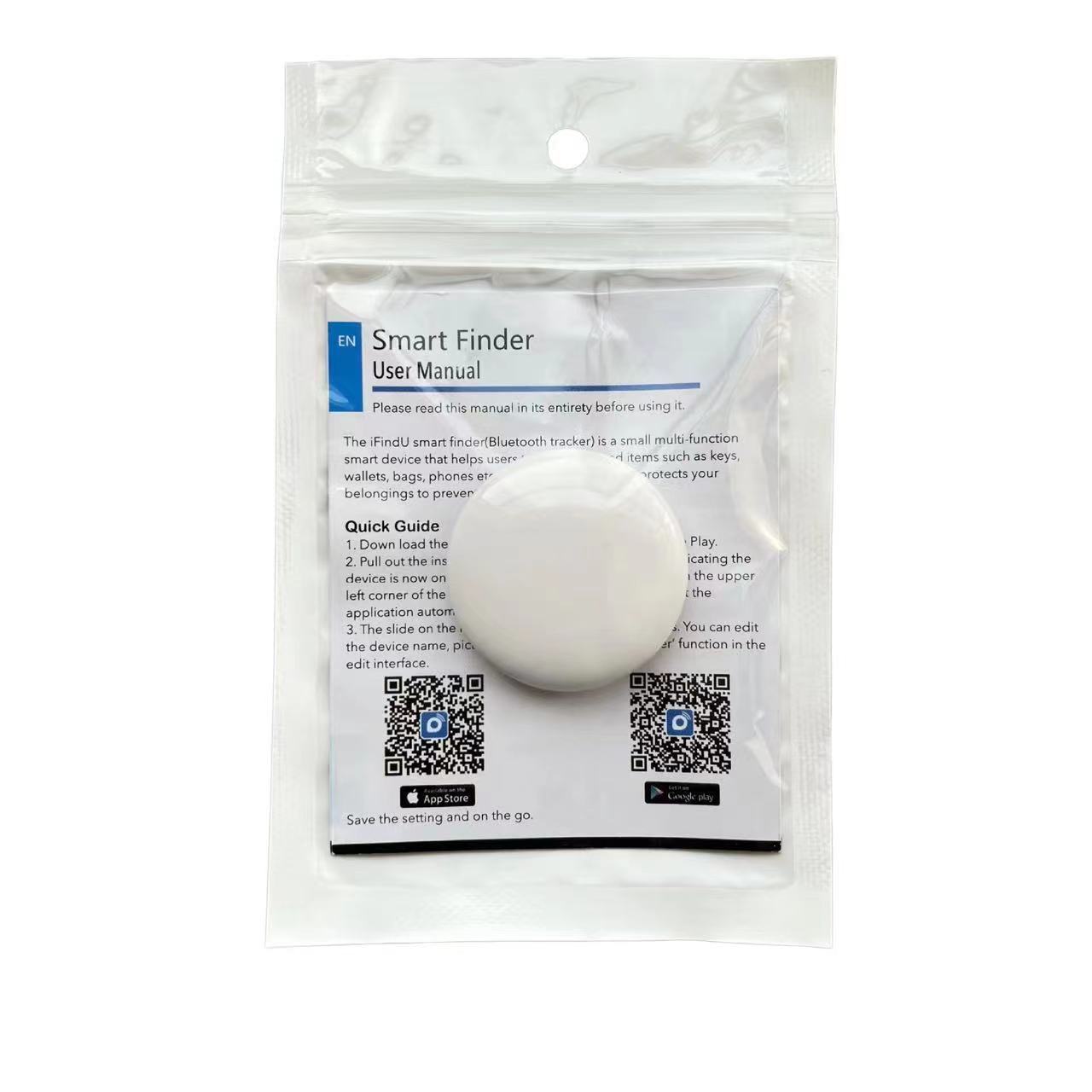 Factory wholesale round Bluetooth anti-lost device AirTag tracking locator smart phone wallet key anti-lost device