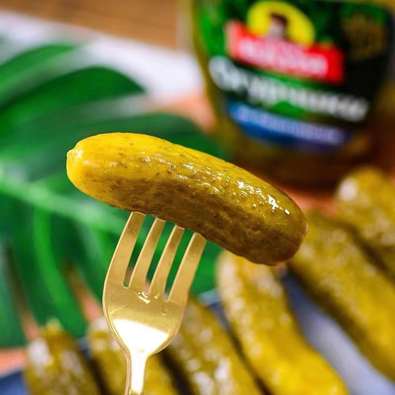 Russian original imported Vanya Daddy sour cucumber sour and cool 680g