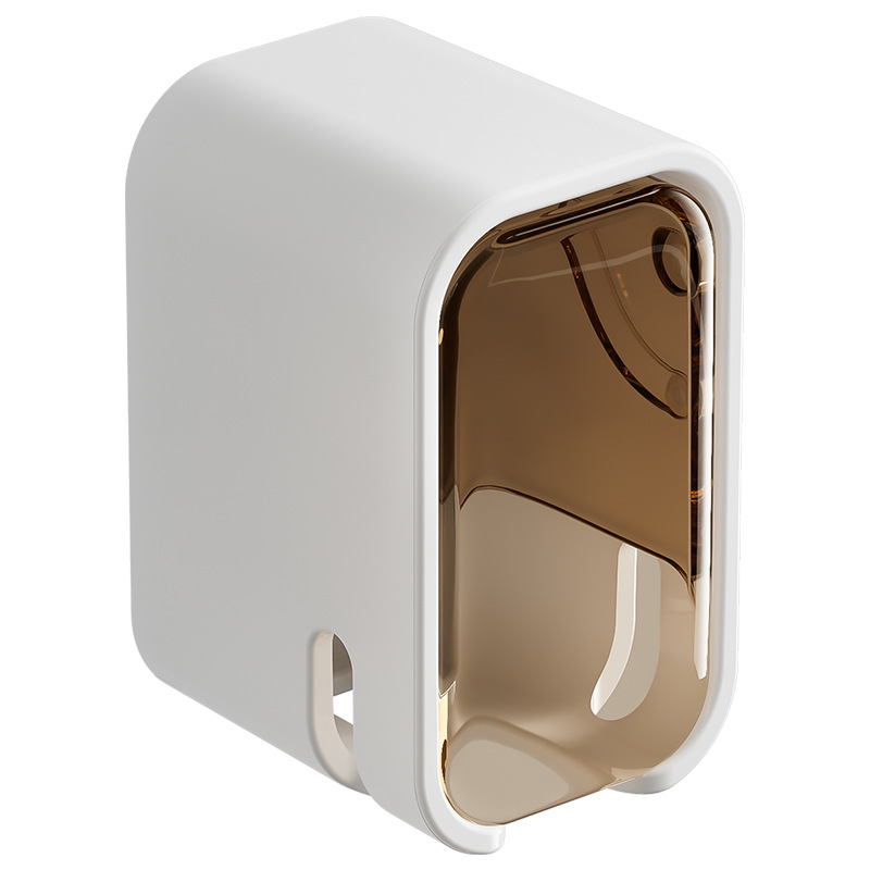 Dust-proof electric toothbrush holder toilet toothbrush rack wall-mounted non-perforated dental storage rack wholesale