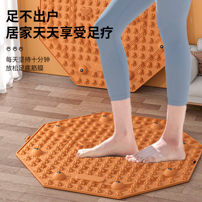 Новое десятое поколение восьмиугольной подушки для массажа ног с нажимной пластиной