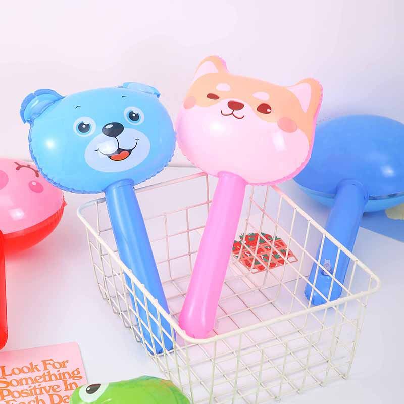 Children's Cartoon Hot-Selling Toys Inflatable Animal Small Hammer Kindergarten Graduation Gift Inflatable Hammer Manufacturer Wholesale