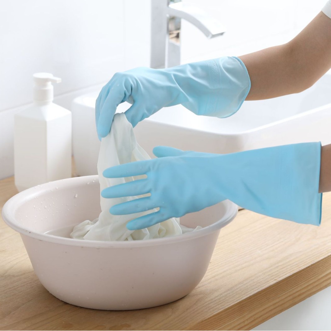 Household Gloves Waterproof Vegetable Cleaning Durable Household Gloves Sanitary Laundry PVC Dishwashing Gloves
