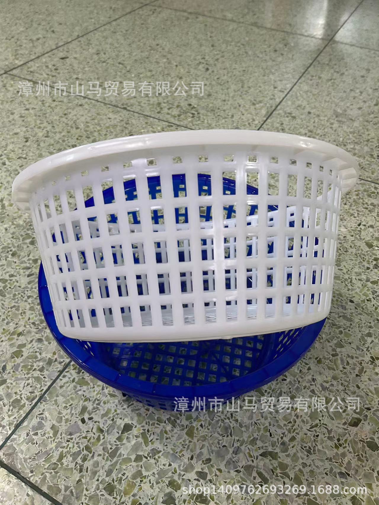 Seafood Basket Disposable Plastic Packaging Basket Round Aquaculture Fish Frame Shrimp Crab Shell Transport Basket Bayberry Basket
