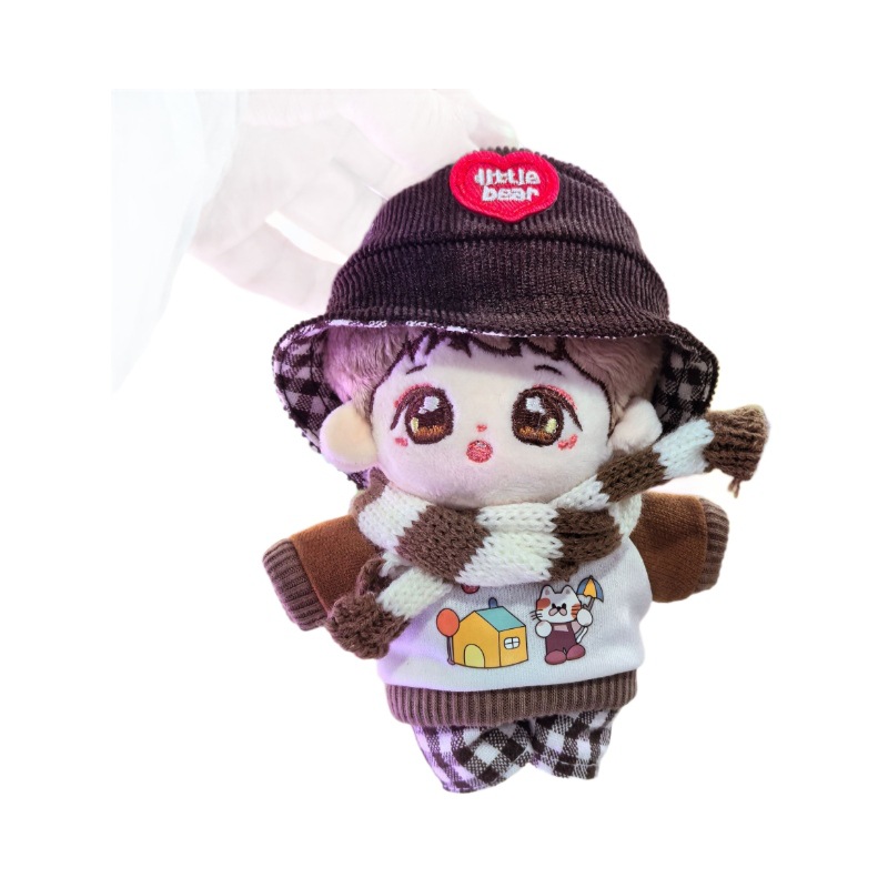 Clothing only) 17CM cloth hanging clothing 10CM cotton doll clothing plush toy replacement factory