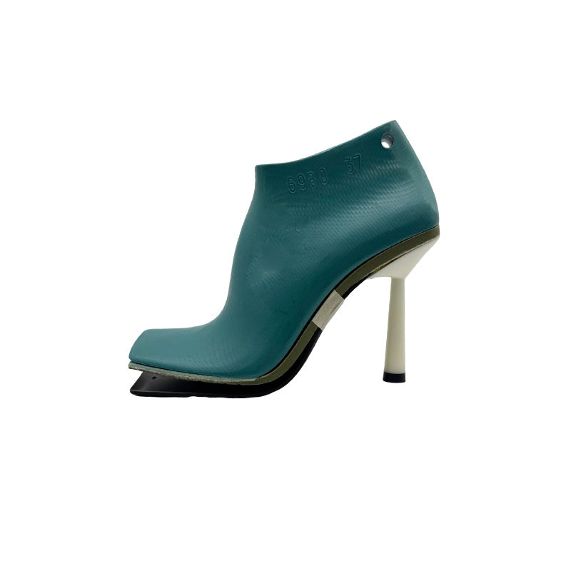 Dongbao Shoe Material Manufacturer Direct Sales Semi-Finished Product Matching 10.2cm Thin Heel Tpu Outsole Drag Sandal Mold Forming Midsole