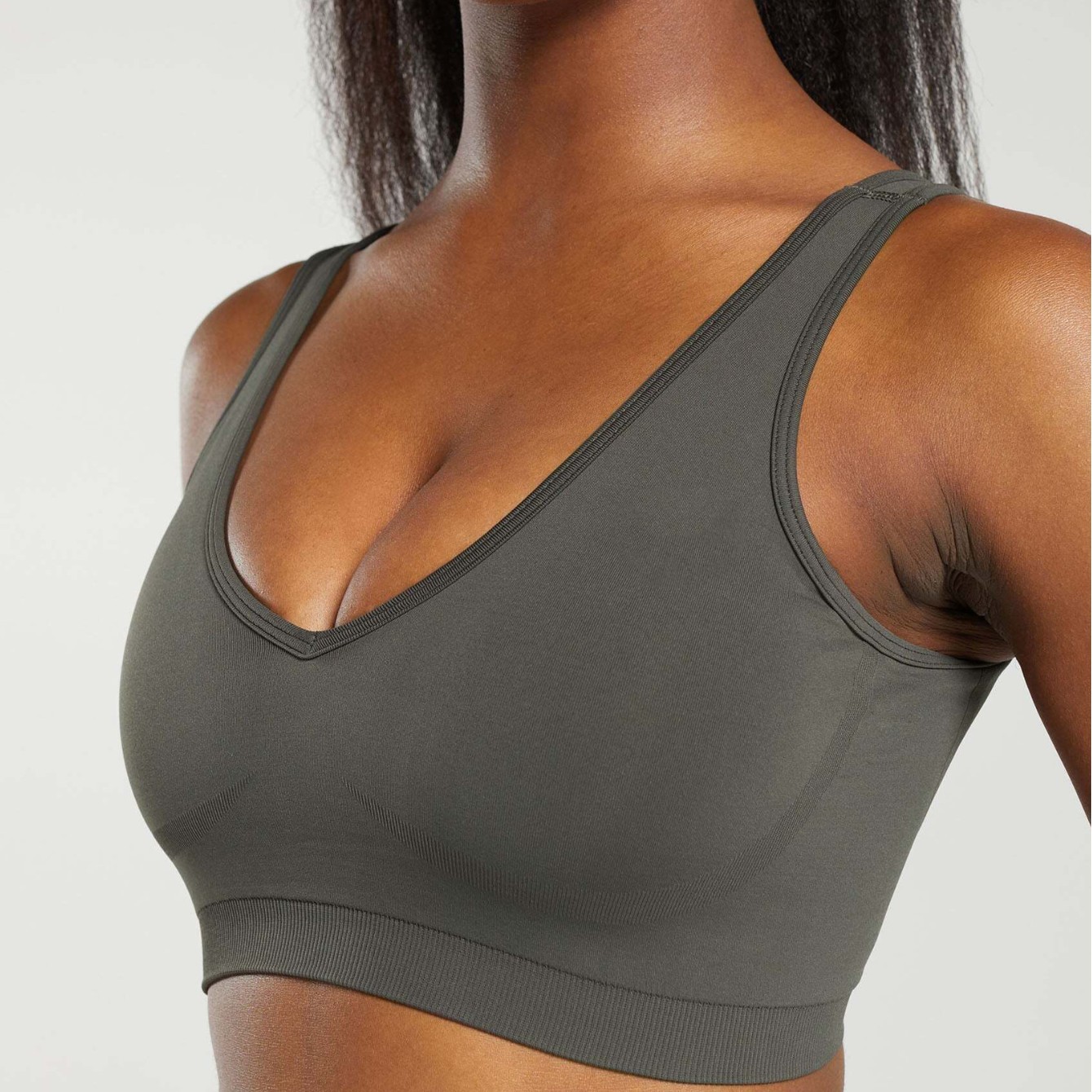 Seamless Tight Sports Shorts Fitness Wear Yoga Trousers Pants Hip Tight Yoga Bra suit