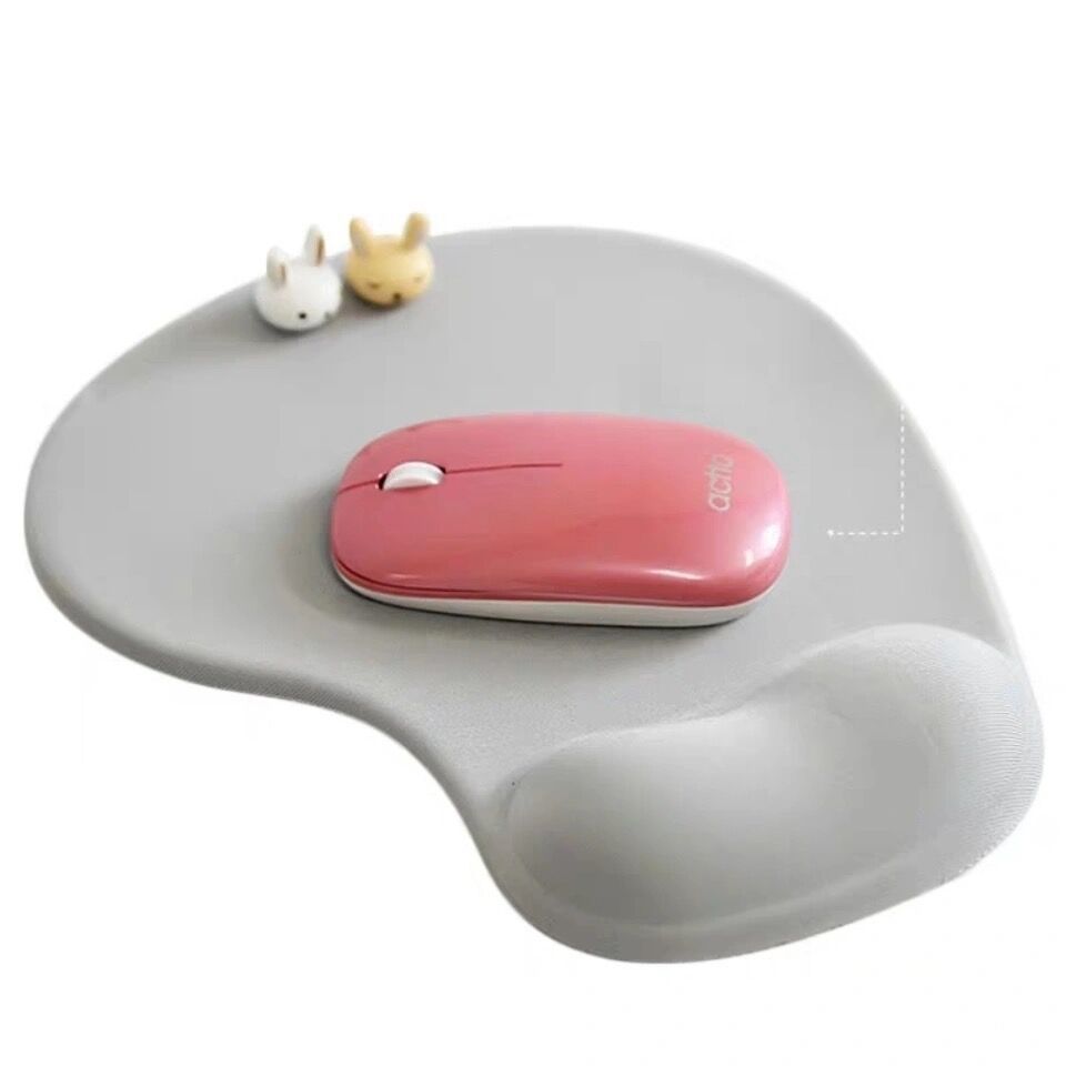 Solid Color Silicone Wrist Mouse Pad Super Soft Wrist Pad Fresh Simple Comfortable Non-Slip Mat Office Mouse Pad