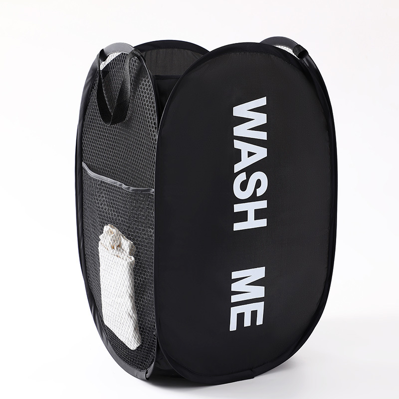 Dirty Clothes Basket Foldable Printed Dirty Clothes Basket Dirty Clothes Storage Frame Dormitory Storage Basket Artifact Laundry Basket Large Size Basket