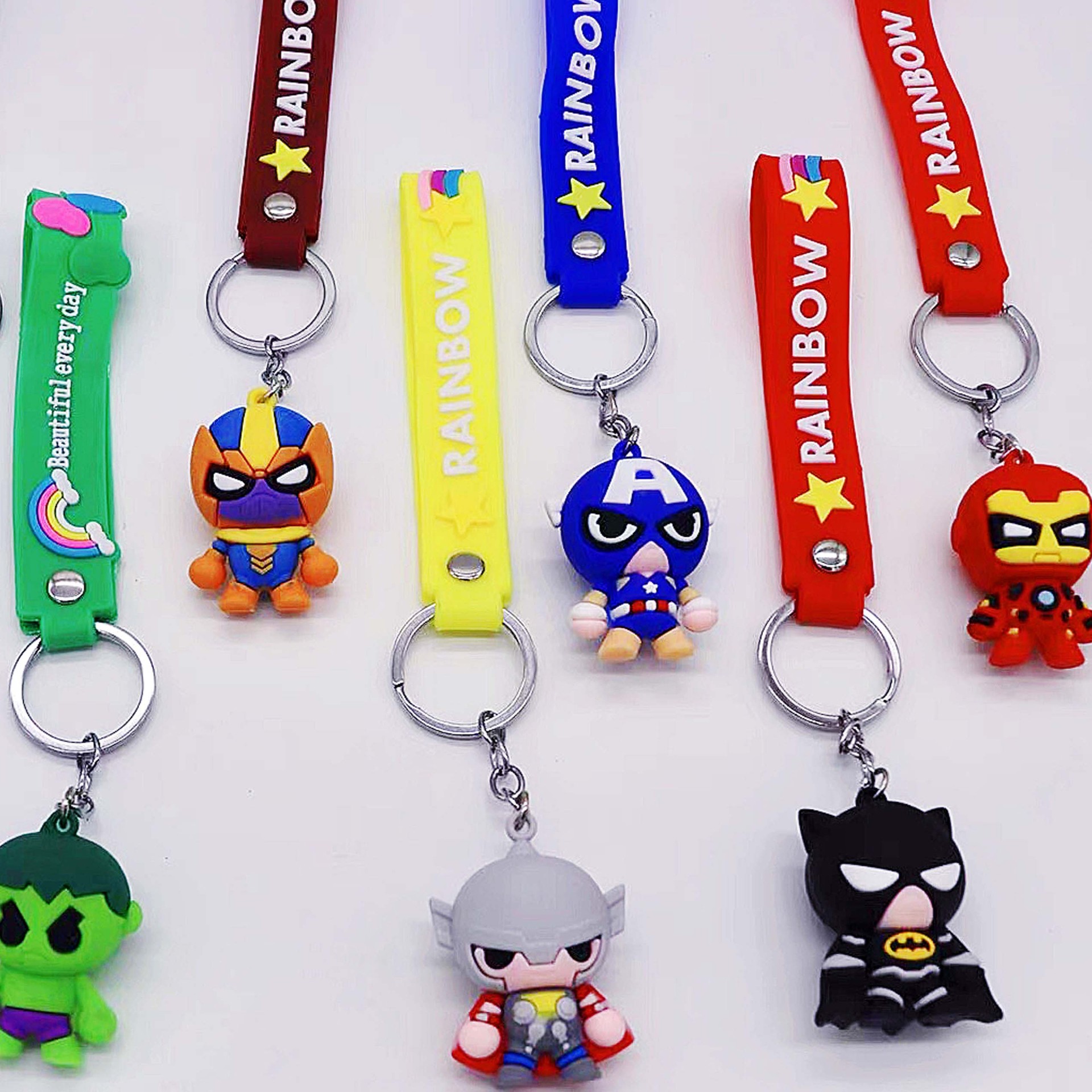 Cross-Border Stitch Keychain Anime Cartoon Cute Pendant Blind Box Bag Charm Trendy Toy Keyring Small Gift