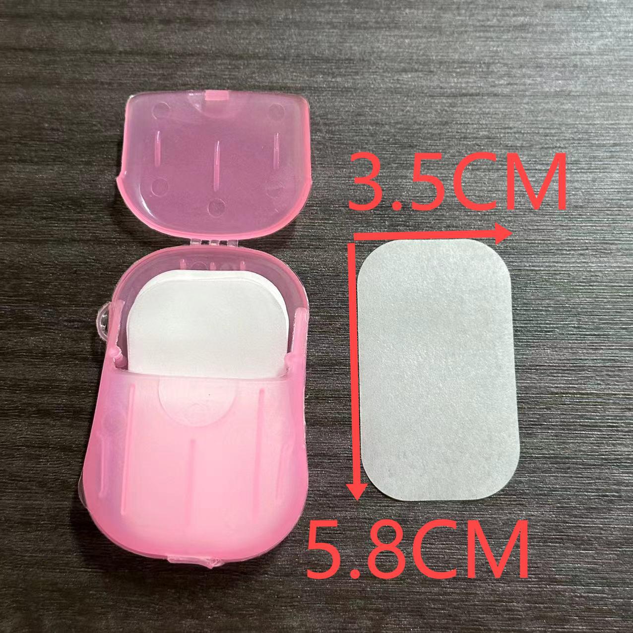 Factory Direct Sales Outdoor Travel Portable Soap Paper Disposable Sanitary Cleaning Hand Washing Tablets Soap Flakes Soap Paper