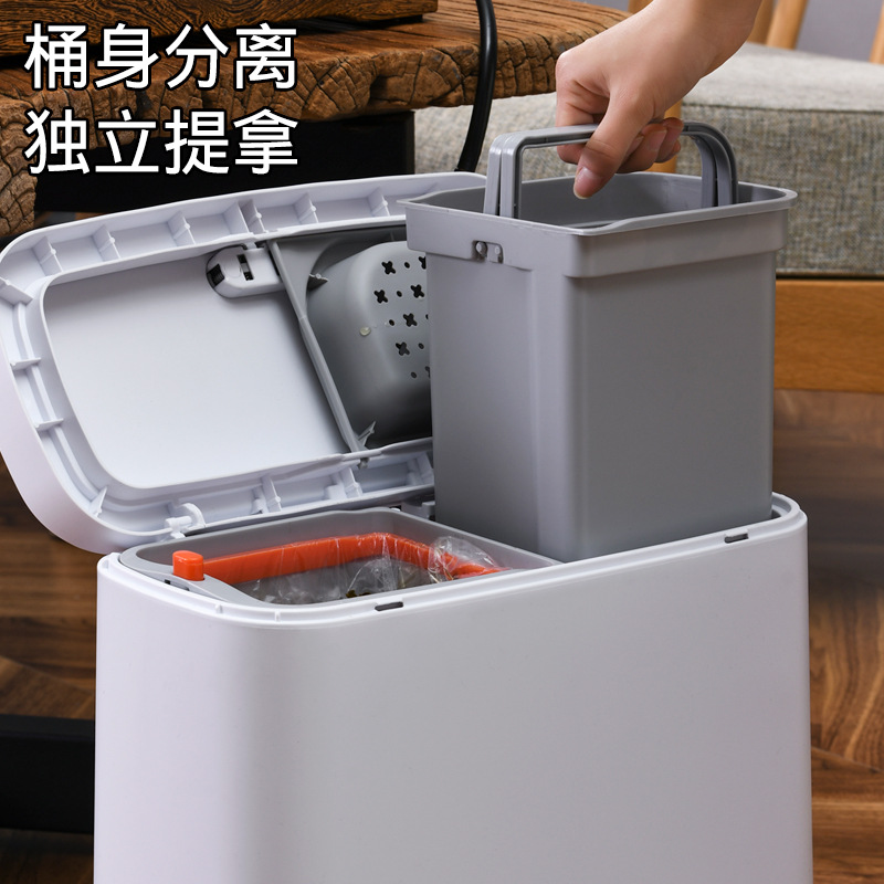 Dry and wet separation tea residue bucket elastic cover classification tea bucket kung fu tea waste tea storage artifact tea filter bucket