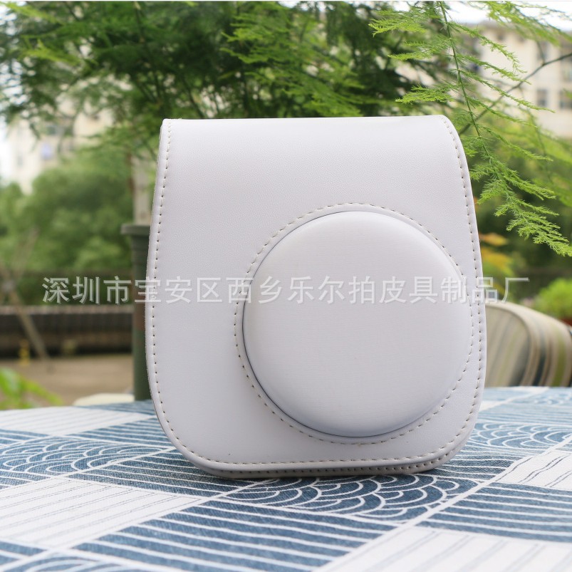 Suitable for Fuji Polaroid Mini12 Camera Bag Mini11 Protective Cover Pu Photography Bag Cosmetics Bag