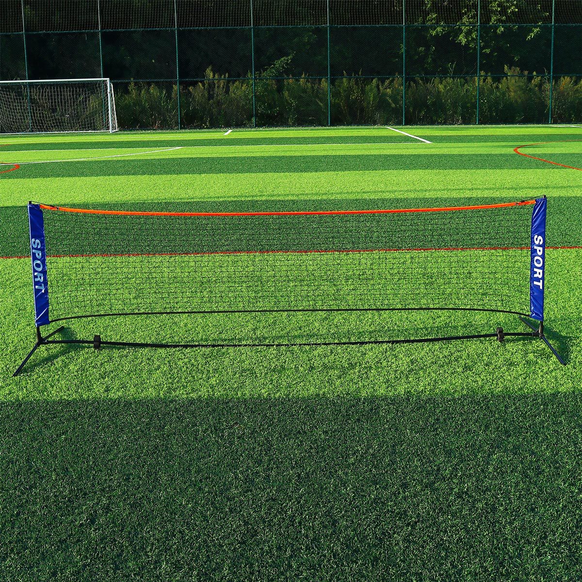 Source Manufacturer Portable Badminton Net Frame 3m / 4m / 5m / 6m Height Adjustable Tennis Net Frame Set