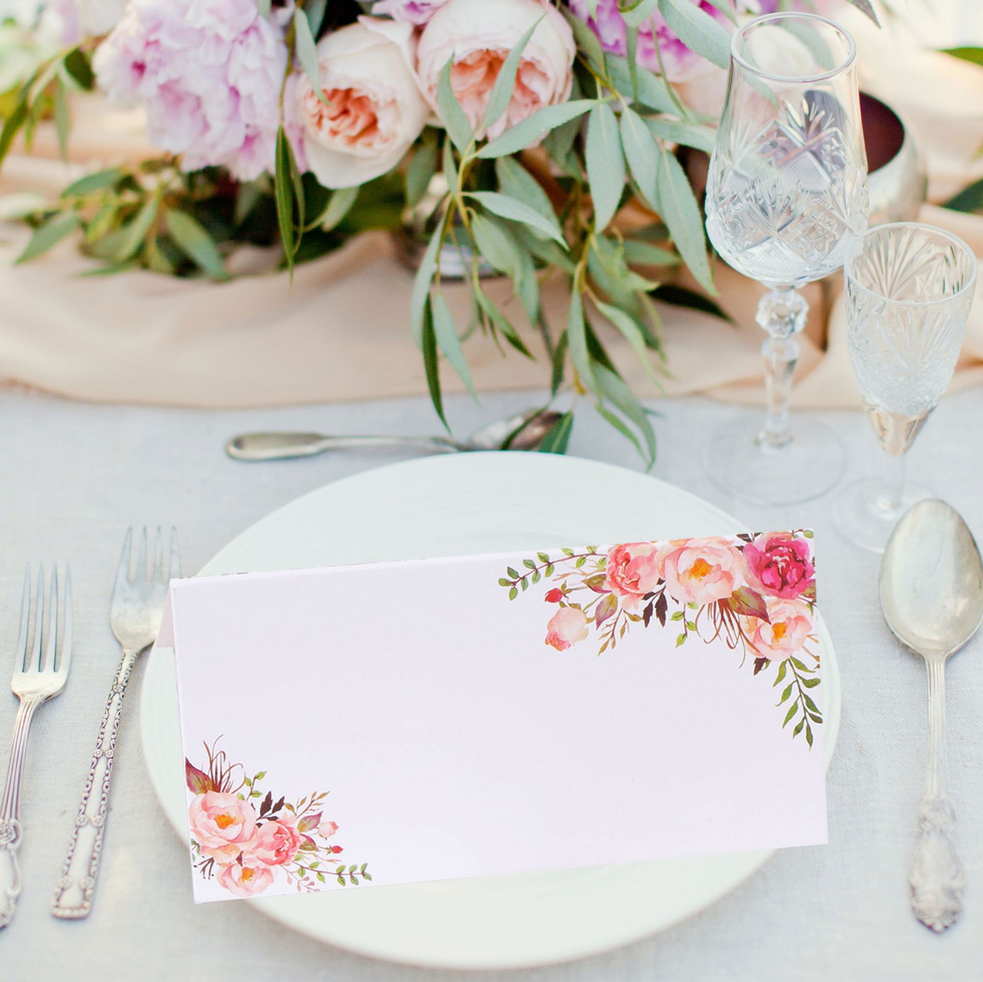 Amazon Wedding Printed Seat Card Temu Hot Selling Wedding Name Card Stereo Printed Rose Card Wedding Table